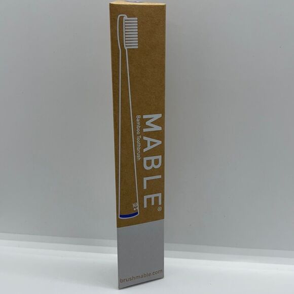 NIB Mable Bamboo Toothbrush (Blue) - Picture 2 of 4